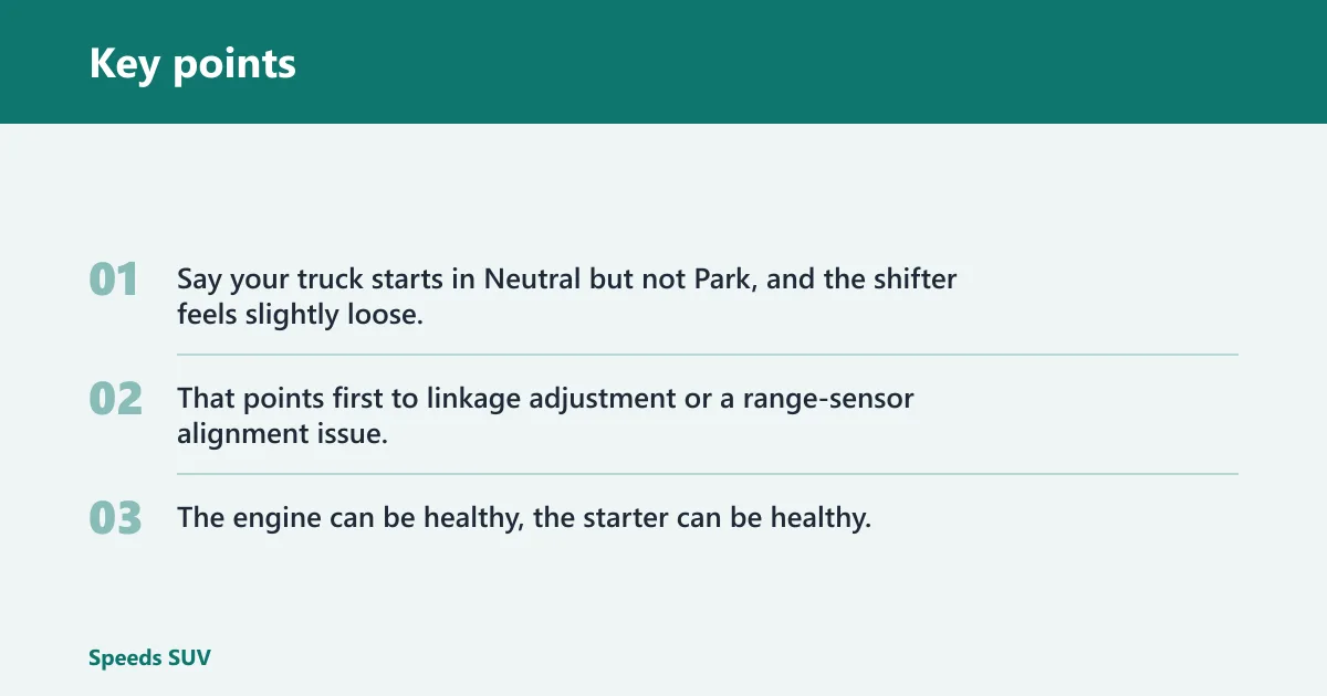 Key points: Diagnosis matrix