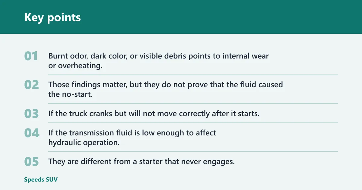Key points: Can low fluid cause this?