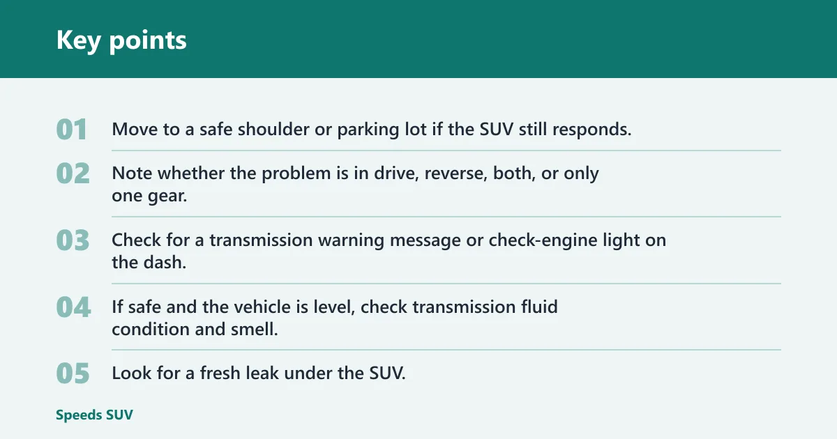 Key points: What to do in the first 10 minutes