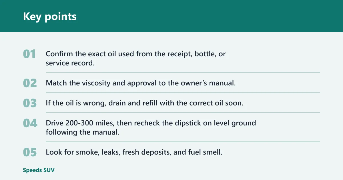 Key points: Warranty and service timing